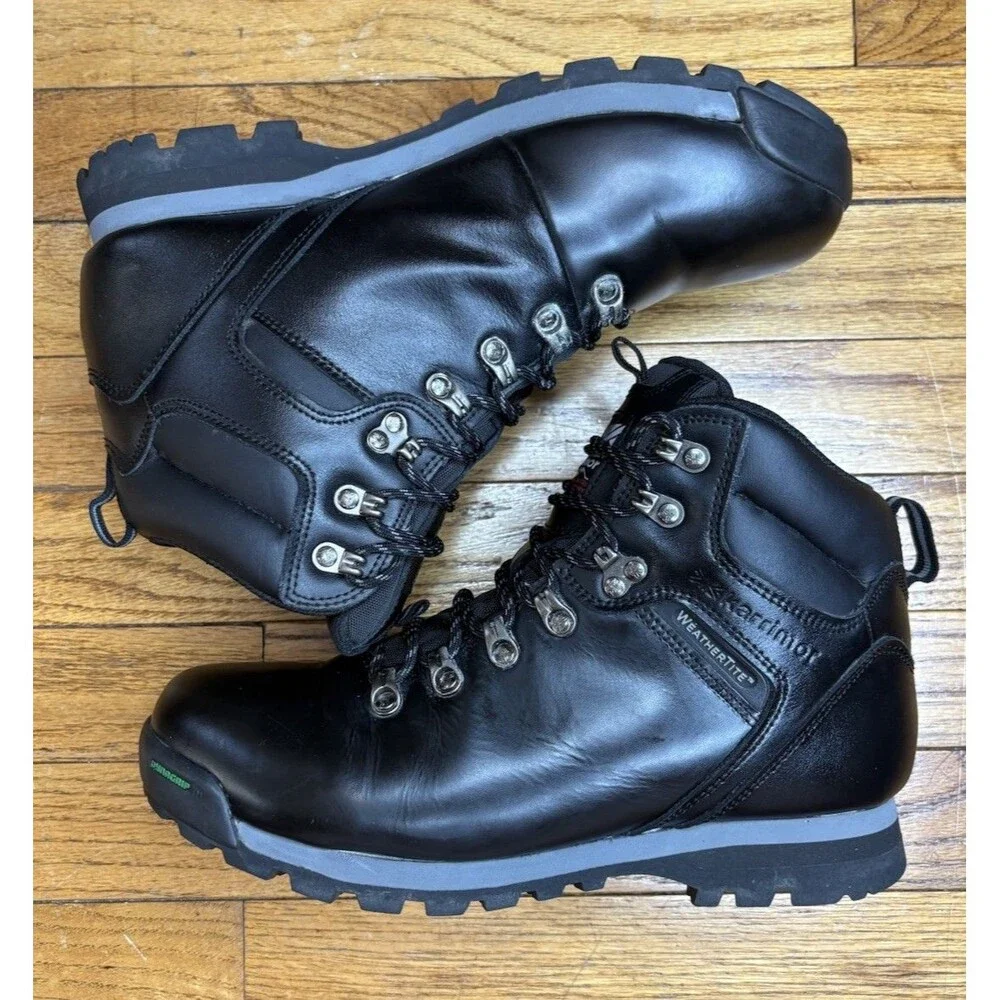 Karrimor KSB Munro Waterproof Leather Hiking Boots Mens US 9 Black Walking Trail